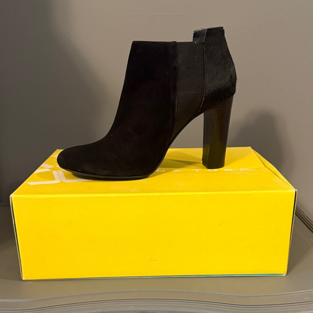 Trina Turk Black Heeled Ankle Boots
